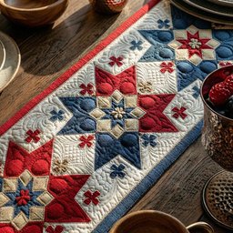 Country Star Petals Table Runner - Made to Order TABLE928