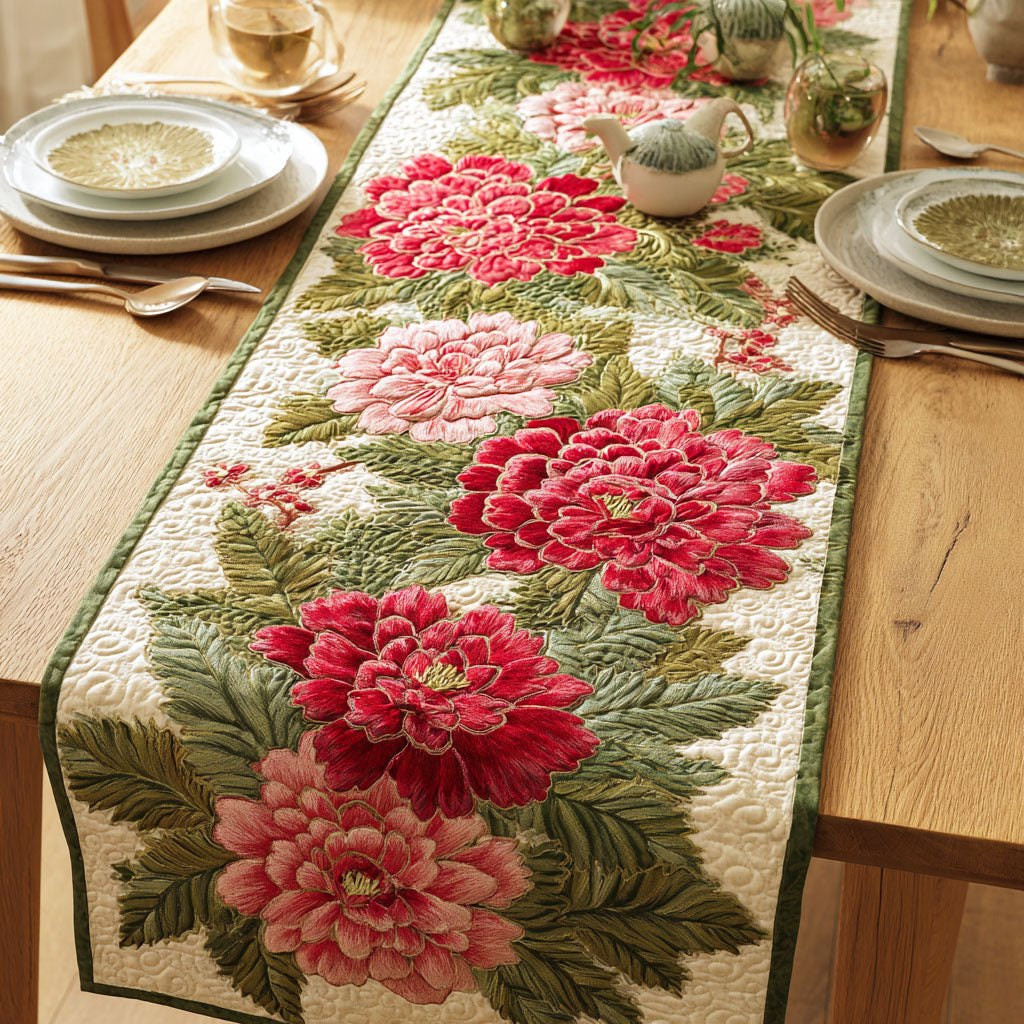 Cottage Flowers Table Runner - Made to Order TABLE928