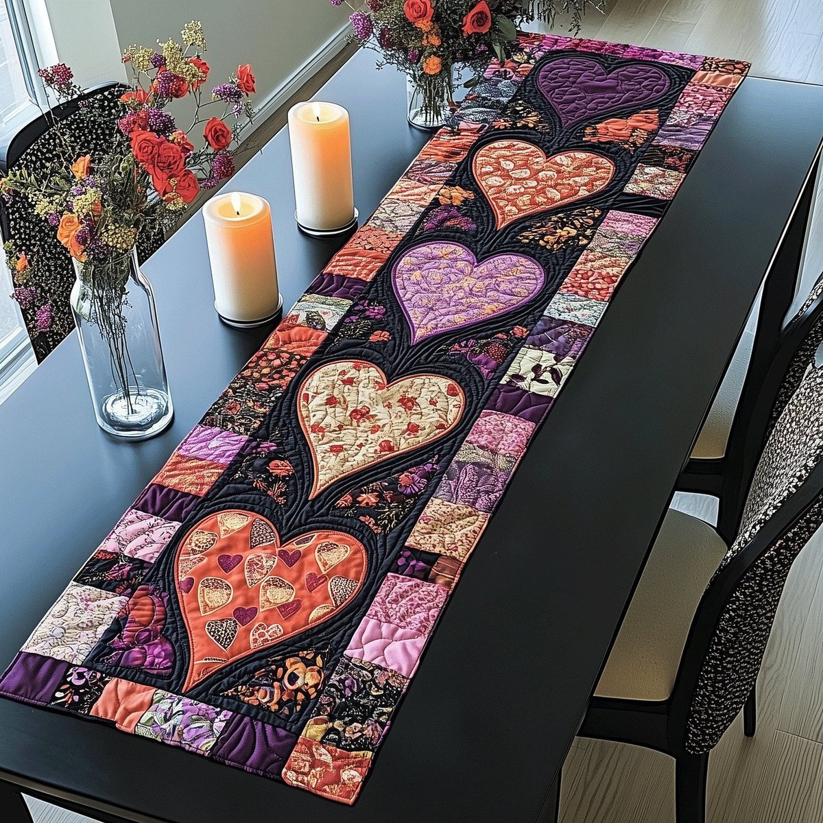 Cherished Love Table Runner - Made to Order TABLE928