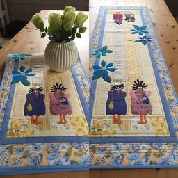 Chicken Sweethearts Table Runner - Made to Order TABLE928