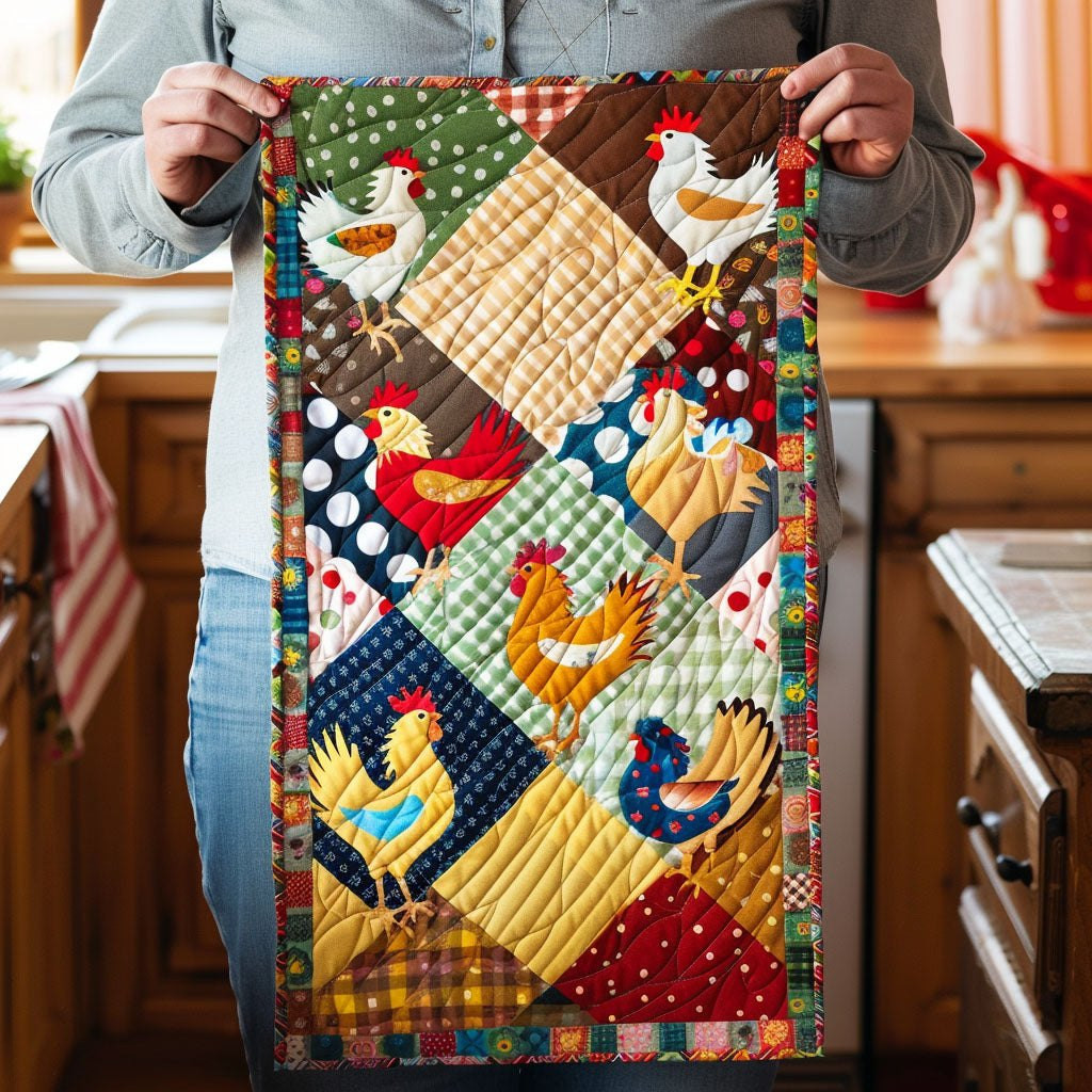 Cheerful Chickens Chicken Table Runner - Made to Order TABLE928