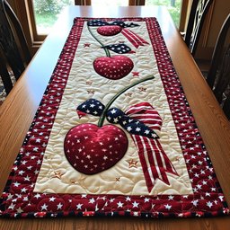Cherry Glory Table Runner - Made to Order TABLE928