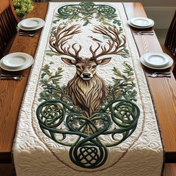Celtic Forest Guardian Table Runner - Made to Order TABLE928