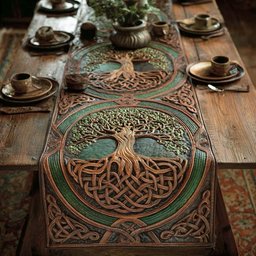 Celtic Grove Table Runner - Made to Order TABLE928