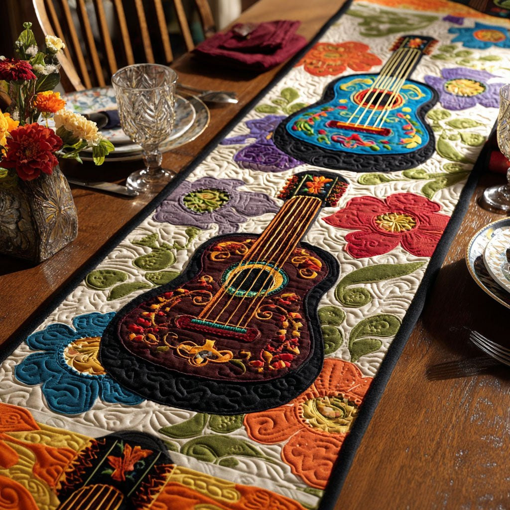Catrina Guitar Table Runner - Made to Order TABLE928