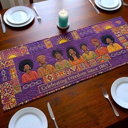 Celebrating Freedom Since 1865 Table Runner - Made to Order TABLE928