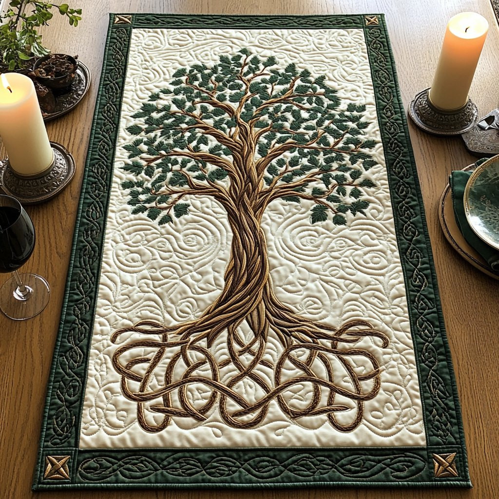 Celtic Serenity Table Runner - Made to Order TABLE928