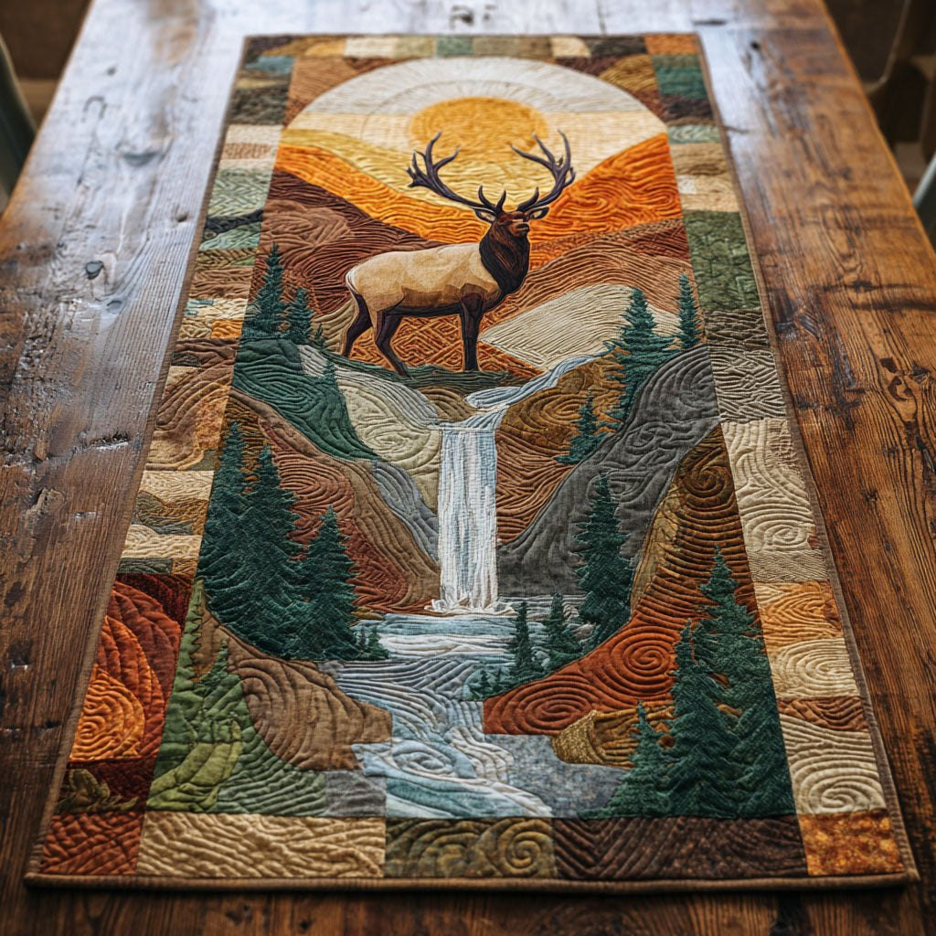 Cascade Stag Table Runner - Made to Order TABLE928