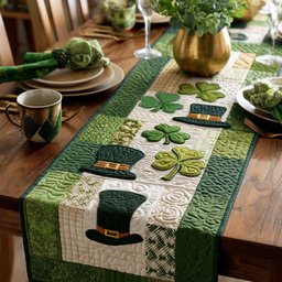 Celtic Clover Table Runner - Made to Order TABLE928