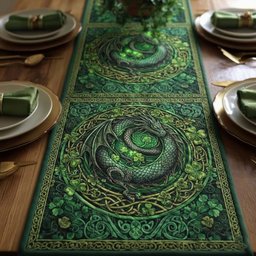 Celtic Dragon Table Runner - Made to Order TABLE928