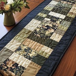 Camo Patchwork Table Runner - Made to Order TABLE928