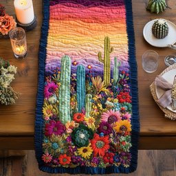 Cactus Glow Table Runner - Made to Order TABLE928