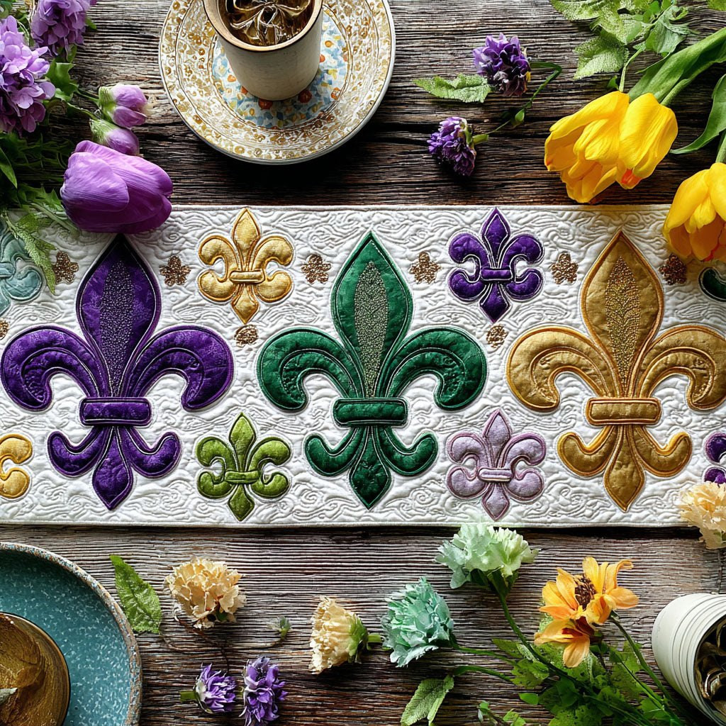 Carnival Crest Place Table Runner - Made to Order TABLE928