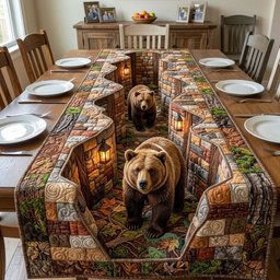 Canyon Bear Table Runner - Made to Order TABLE928