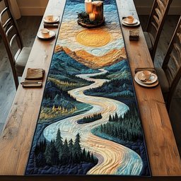 Canyon Stream Table Runner - Made to Order TABLE928