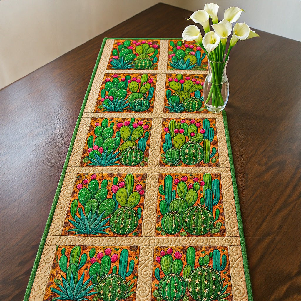 Cactus Symphony Table Runner - Made to Order TABLE928