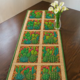 Cactus Symphony Table Runner - Made to Order TABLE928