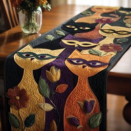 Carnival Cat Table Runner - Made to Order TABLE928