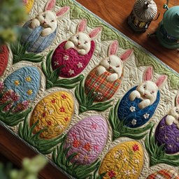 Bunny Blossom Lane Table Runner - Made to Order TABLE928