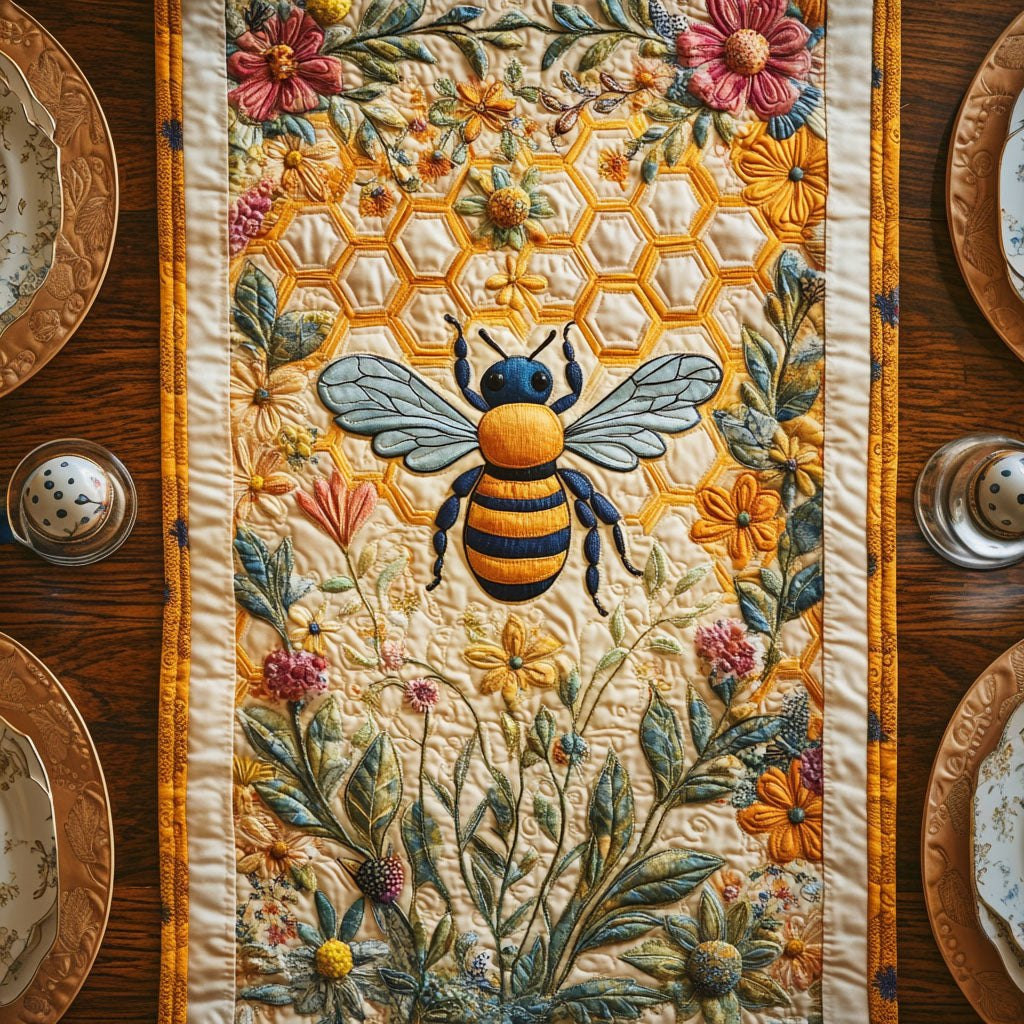 Buzzing Blossom Path Table Runner - Made to Order TABLE928
