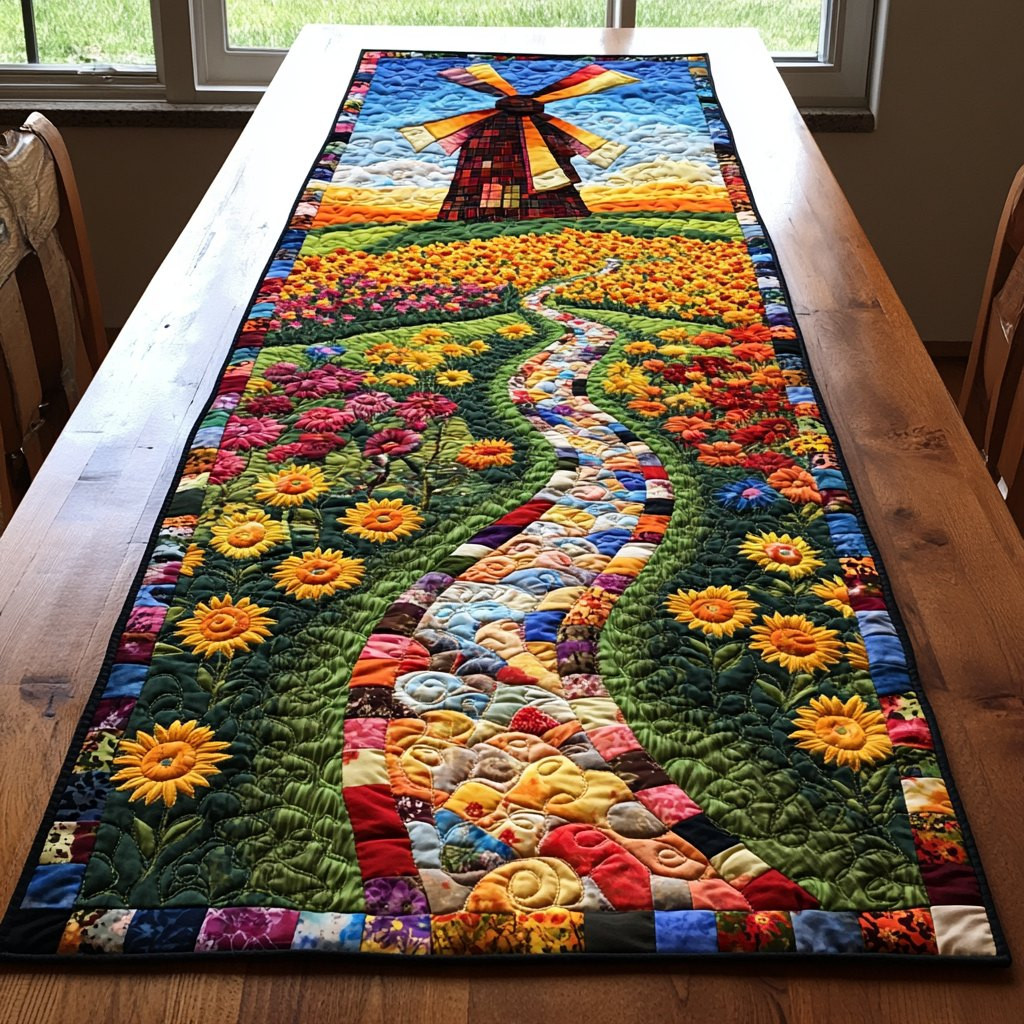 Breeze Spin Table Runner - Made to Order TABLE928