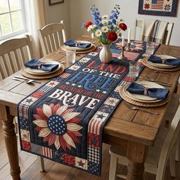 Brave Bloom Table Runner - Made to Order TABLE928