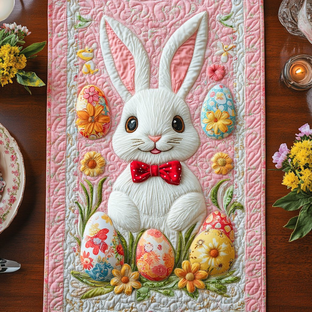 Bunny Pink Haven Table Runner - Made to Order TABLE928