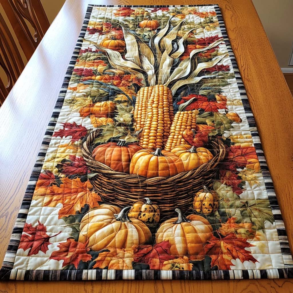 Bountiful Harvest Table Runner - Made to Order TABLE928