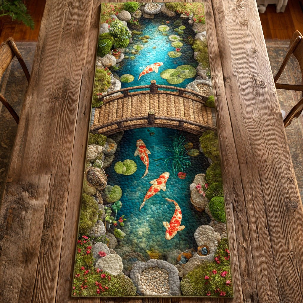 Bridge Garden Table Runner - Made to Order TABLE928