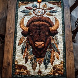 Buffalo Brave Table Runner - Made to Order TABLE928