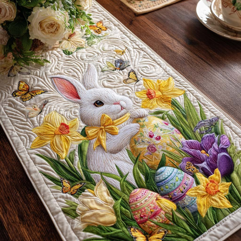Bunny Blossom Table Runner - Made to Order TABLE928