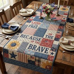 Brave Freedom Table Runner - Made to Order TABLE928