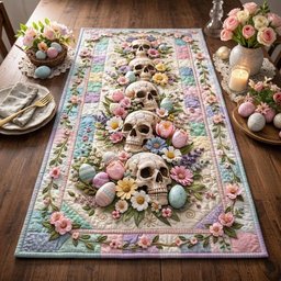 Bone Blossom Table Runner - Made to Order TABLE928