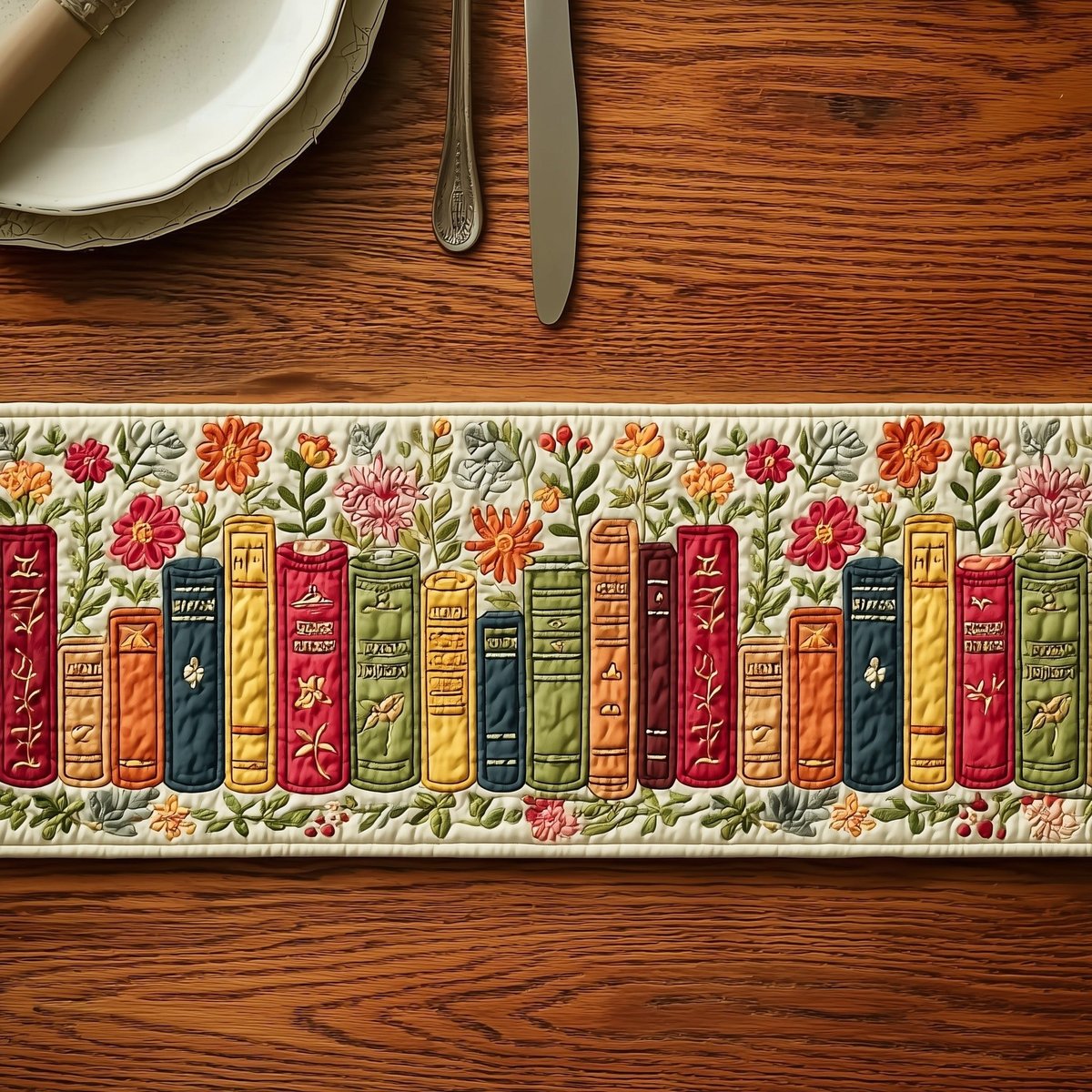 Book Table Runner - Made to Order TABLE928