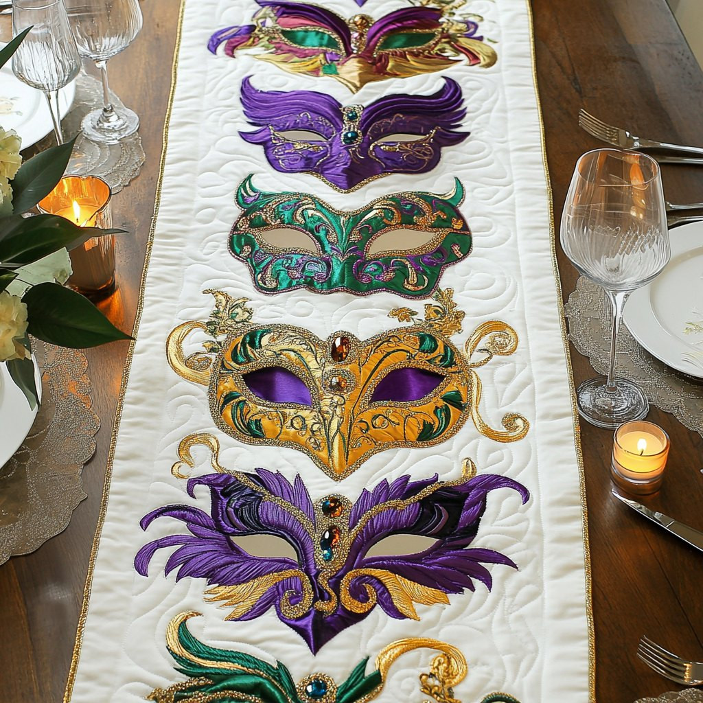 Bold Masquerade Table Runner - Made to Order TABLE928