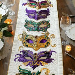 Bold Masquerade Table Runner - Made to Order TABLE928
