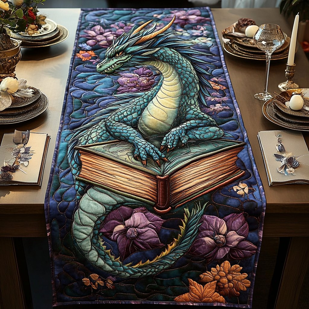 Book Serpent Table Runner - Made to Order TABLE928