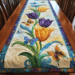 Blushing Petals Table Runner - Made to Order TABLE928