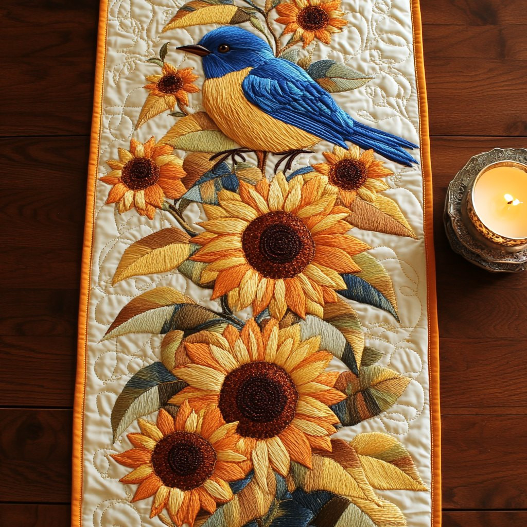 Blue Whisper Table Runner - Made to Order TABLE928