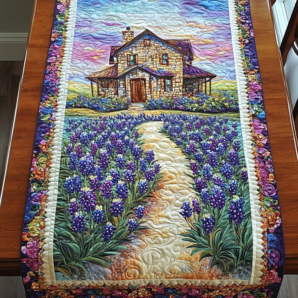 Blue Oasis Table Runner - Made to Order TABLE928