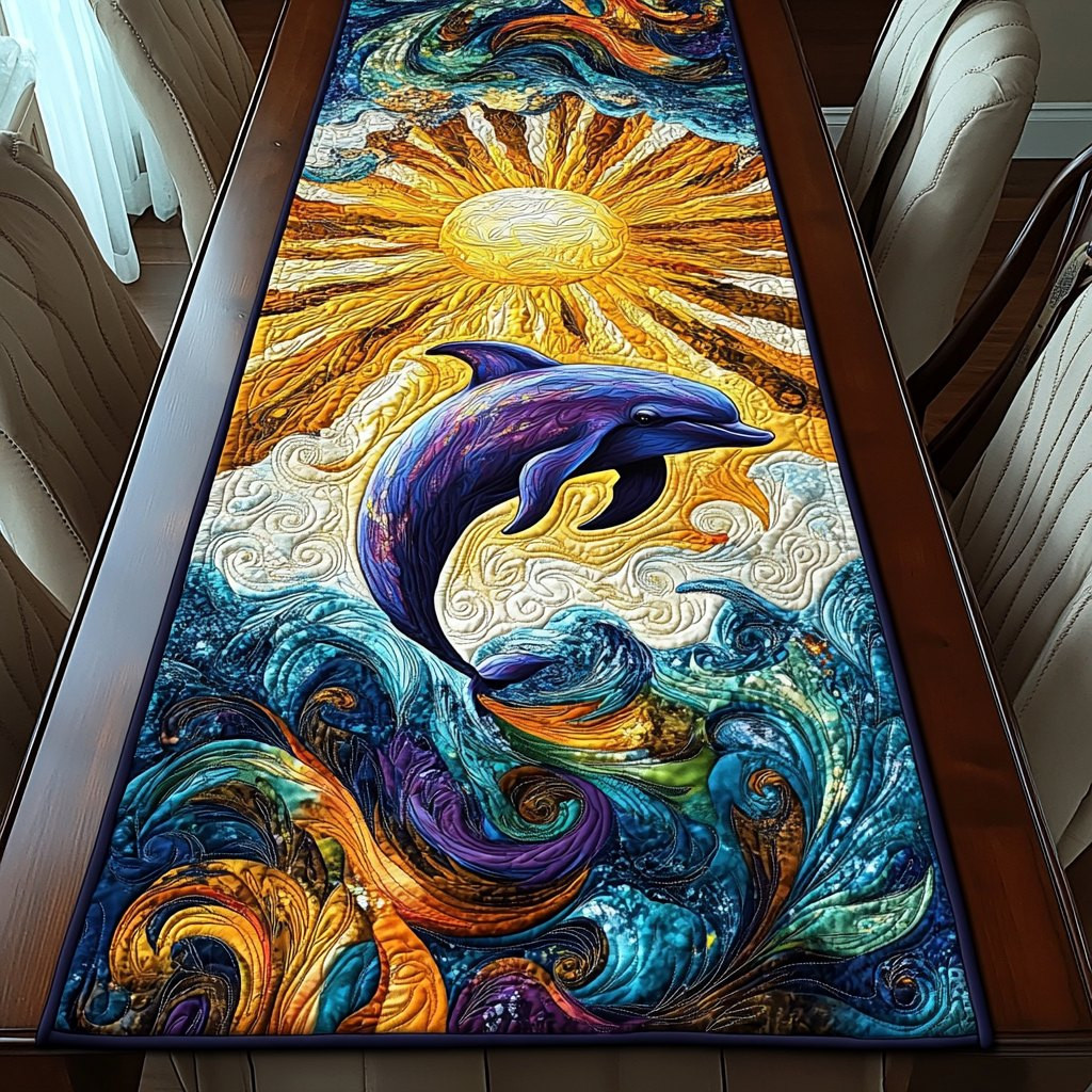 Blue Wave Table Runner - Made to Order TABLE928