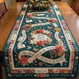 Blessed Blooms Table Runner - Made to Order TABLE928