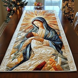 Blessed Protector Table Runner - Made to Order TABLE928