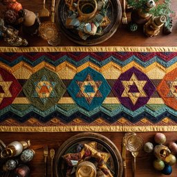 Blessed Star Table Runner - Made to Order TABLE928