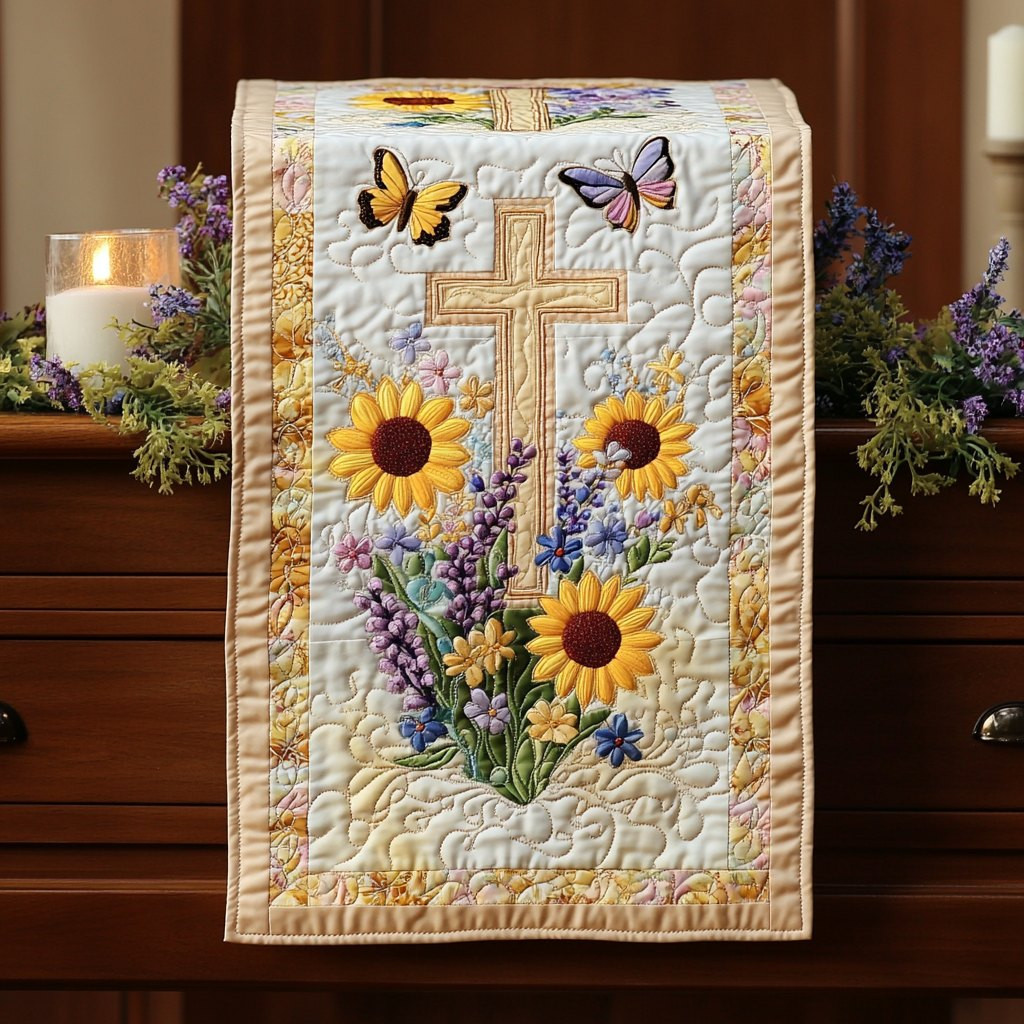 Blessed Path Table Runner - Made to Order TABLE928