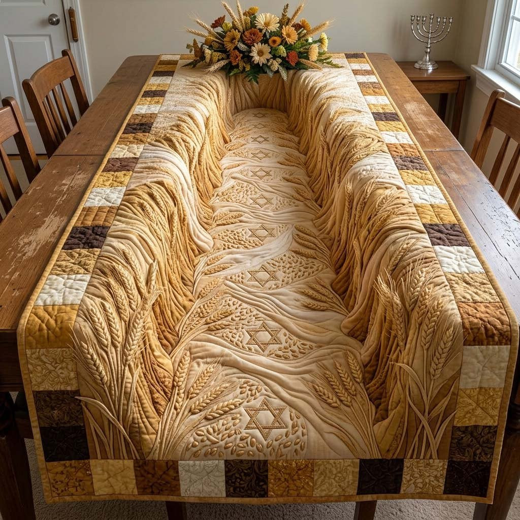 Blessed Wheat Valley Table Runner - Made to Order TABLE928