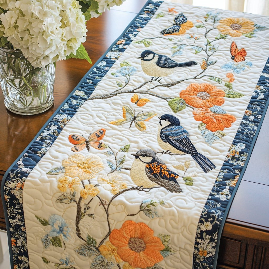 Blossom Parade Table Runner - Made to Order TABLE928
