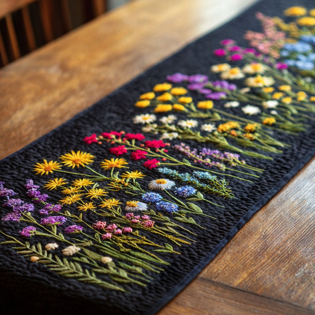 Blooming Field Table Runner - Made to Order TABLE928