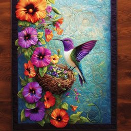 Birds in Bloom Table Runner - Made to Order TABLE928