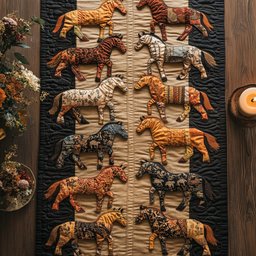 Autumn Trot Table Runner - Made to Order TABLE928